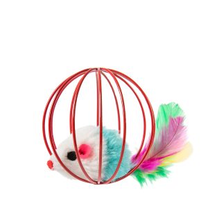 Brookbrand-Pets-Red-Cage-Mouse-Toy
