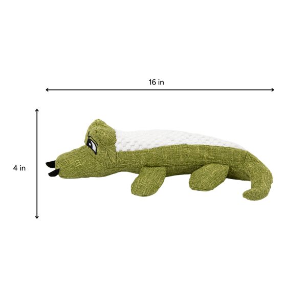Brookbrand-Pets-Alligator-Plush-Green