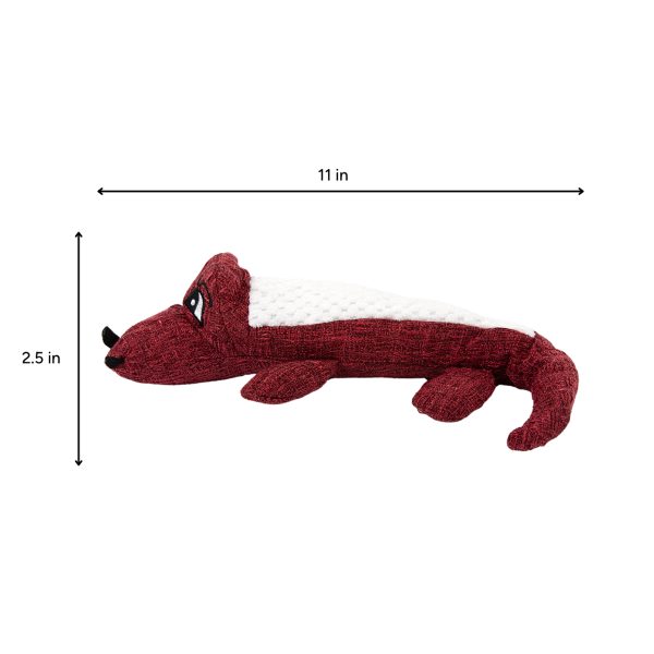 Brookbrand-Pets-Alligator-Plush-Red