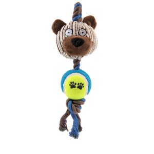 Brookbrand-Pets-Bear-Rope-Ball