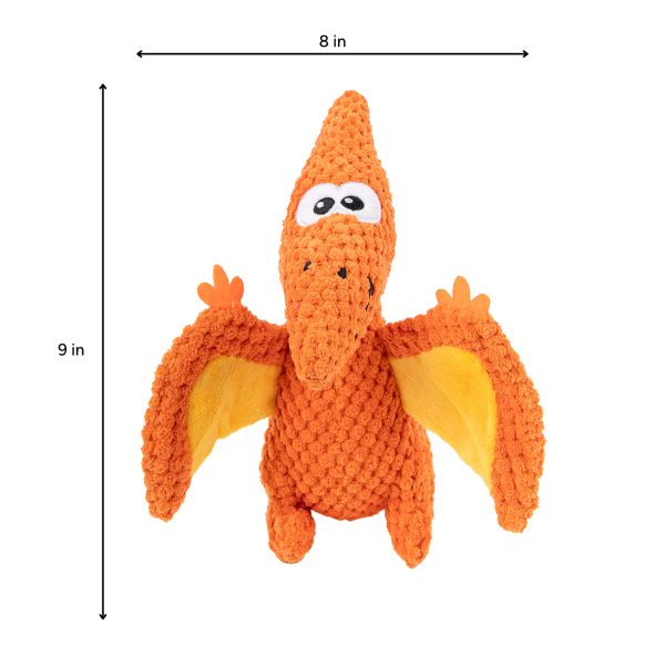 Brookbrand-Pets-Dragon-Plush-Orange