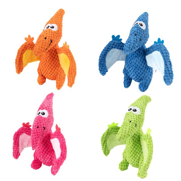 Brookbrand-Pets-Dragon-Plush-Pink-Green-Blue-Orange