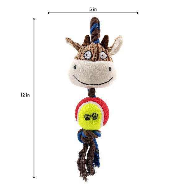 Brookbrand-Pets-Giraffe-Rope-Ball
