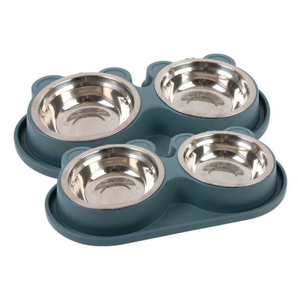 Brookbrand-Pets-Dual-Stainless-Eared-Dish-Blue