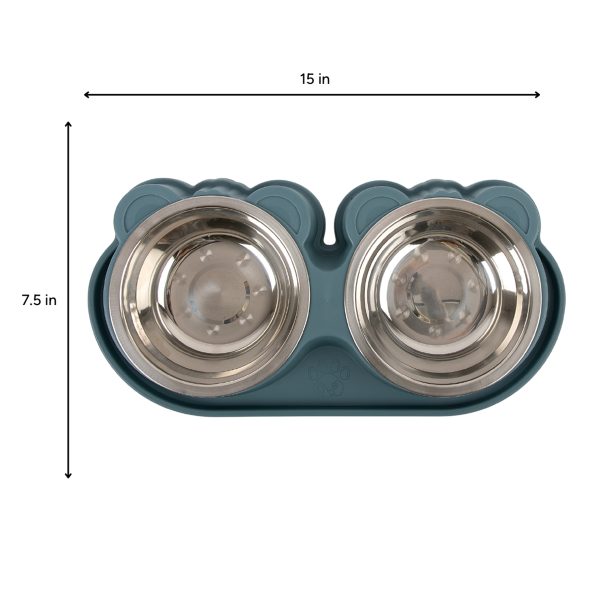 Brookbrand-Pets-Dual-Stainless-Eared-Dish-Large-Blue