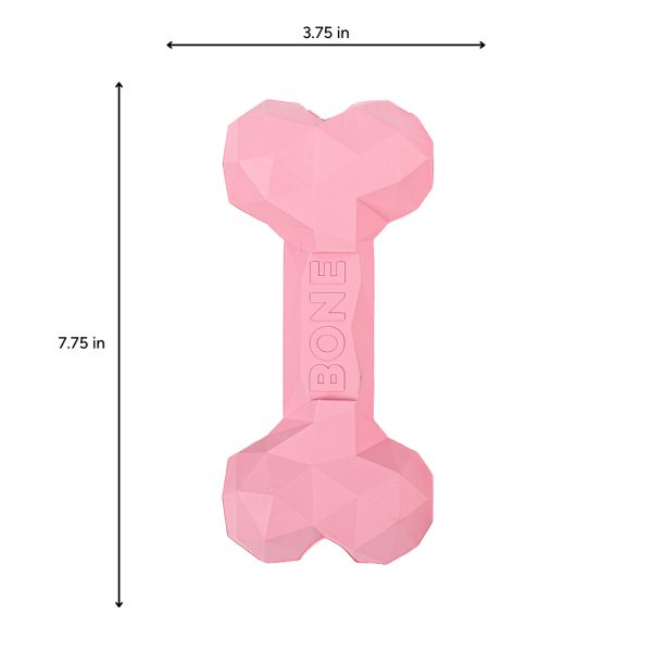 Brookbrand-Pets-Indestructible-Rubber-Bone-Large-Pink