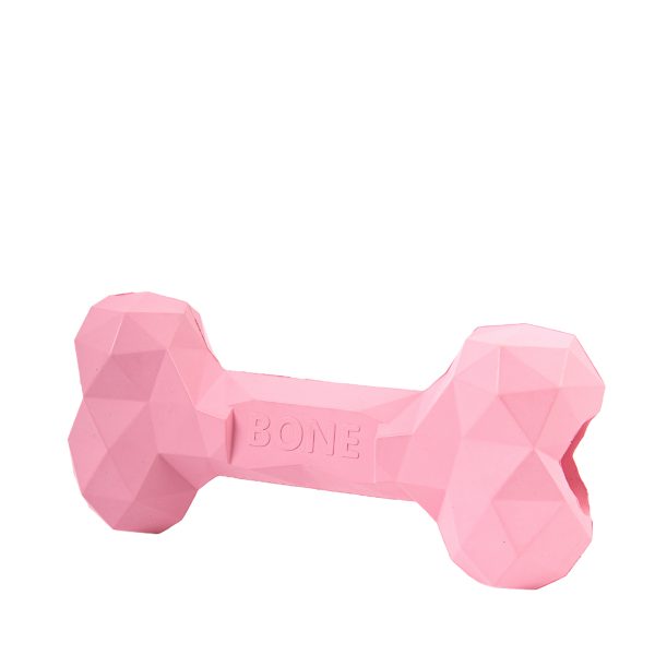 Brookbrand-Pets-Indestructible-Rubber-Bone-Large-Pink