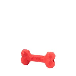 Brookbrand-Pets-Indestructible-Rubber-Bone-Small-Red