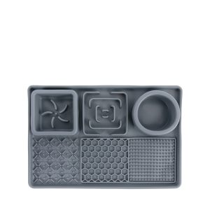 Brookbrand-Pets-Multi-Texture-Lick-Mat-Grey