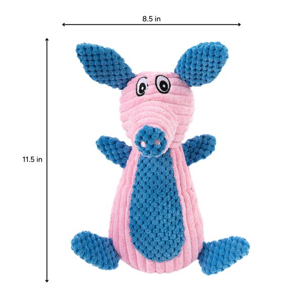 Brookbrand-Pets-Plush-Pig-Squeaker-Blue