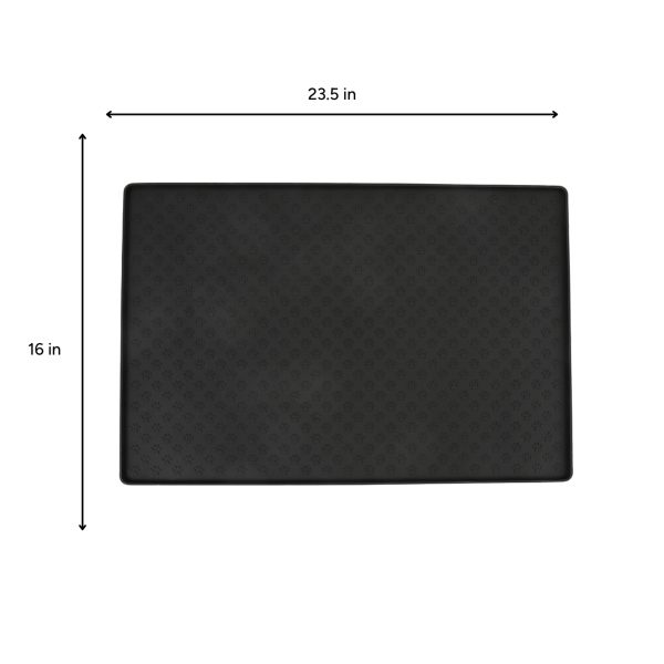 Brookbrand-Pets-Silicone-Food-Mat-Black