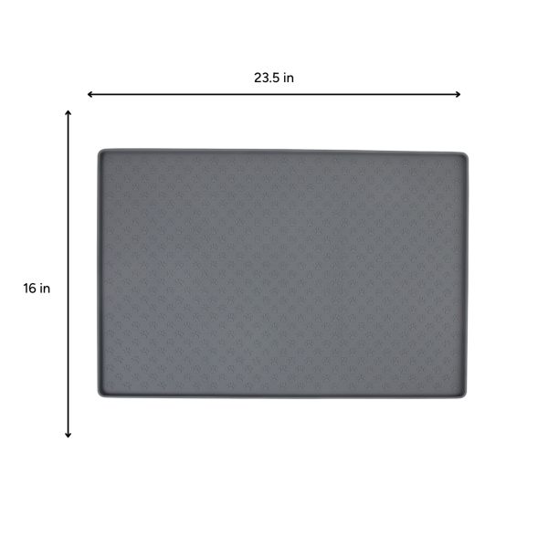 Brookbrand-Pets-Silicone-Food-Mat-Grey