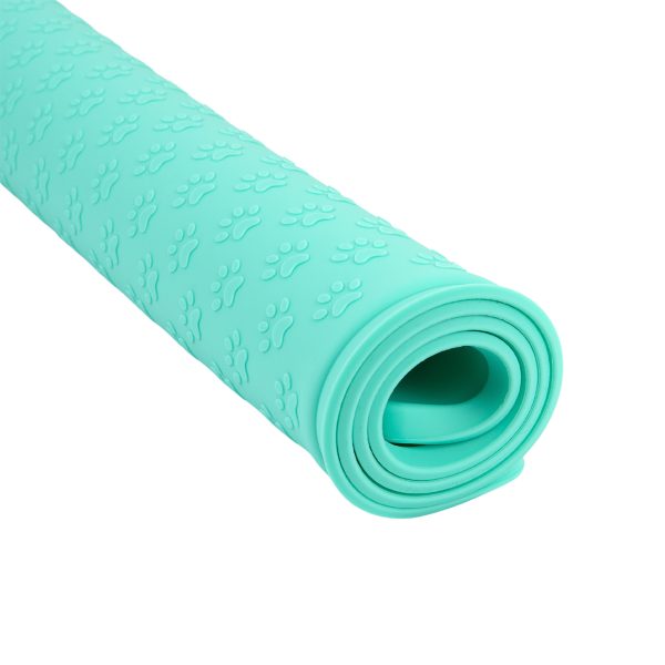 Brookbrand-Pets-Silicone-Food-Mat-Teal