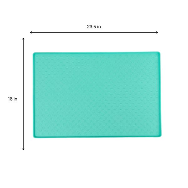 Brookbrand-Pets-Silicone-Food-Mat-Teal