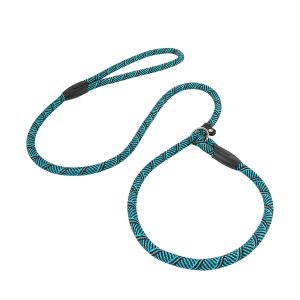 Brookbrand-Pets-Adjustable-Rope-Slide-Leash-Blue