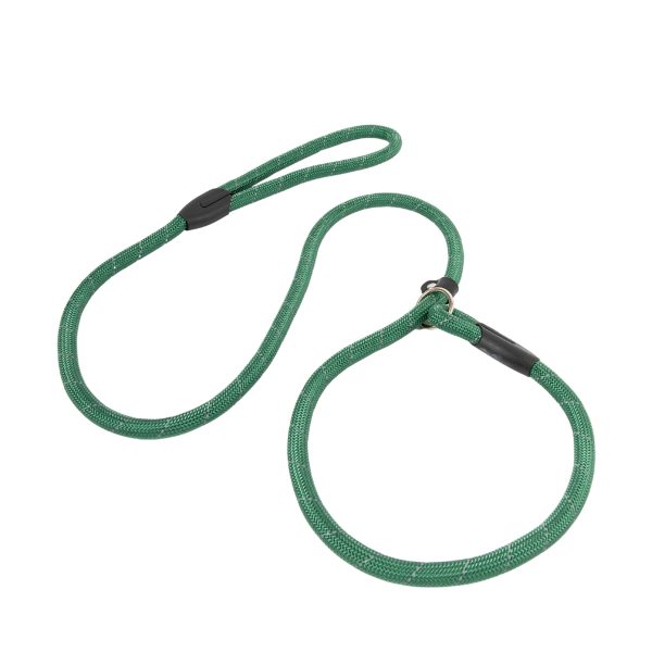 Brookbrand-Pets-Adjustable-Rope-Slide-Leash-Green