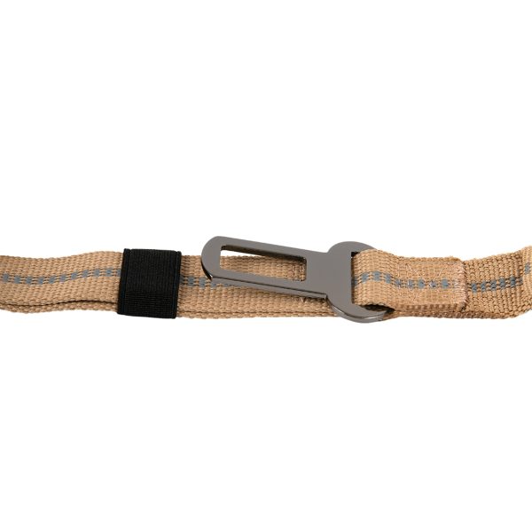 Brookbrand-Pets-Dual-Handle-Bungee-Leash-Beige