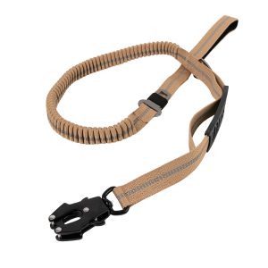 Brookbrand-Pets-Dual-Handle-Bungee-Leash-Beige