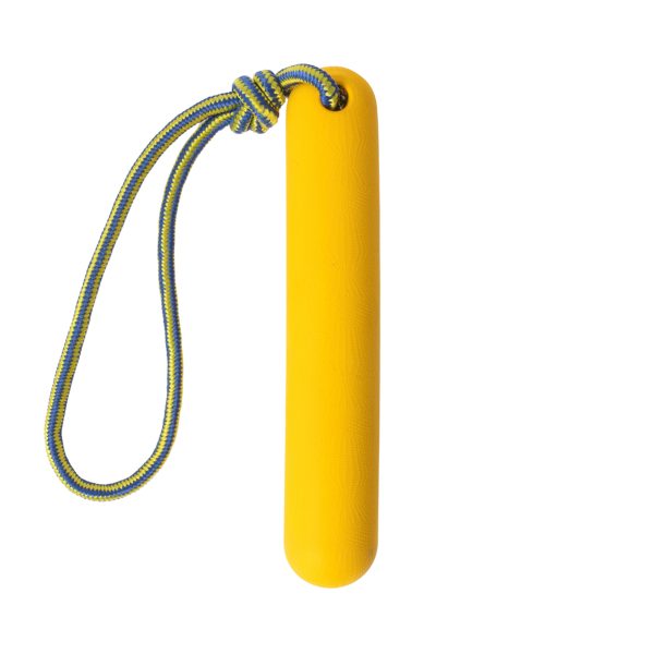 Brookbrand-Pets-Foam-Rope-Tugger-Yellow