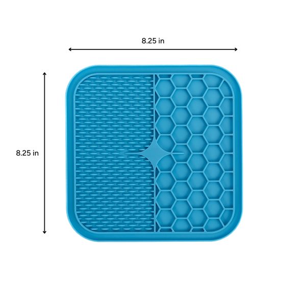 Brookbrand-Pets-Suction-Cup-Lick-Mat-Blue