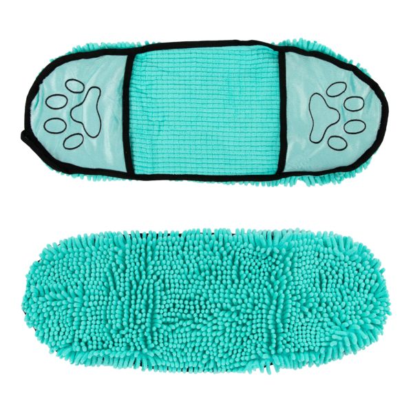 Brookbrand-Pets-Two-Hand-Dog-Drying-Towel-Teal