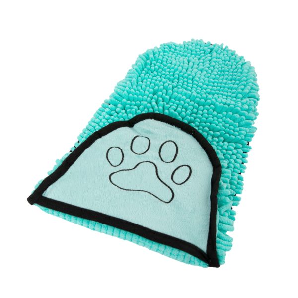 Brookbrand-Pets-Two-Hand-Dog-Drying-Towel-Teal