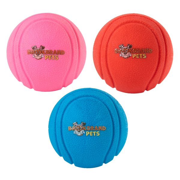 Brookbrand-Pets-Zilla-Fetch-Ball-Blue-Pink-Red