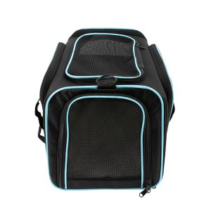 Brookbrand-Pets-Foldable-Soft-Pet-Carrier-Black-Blue