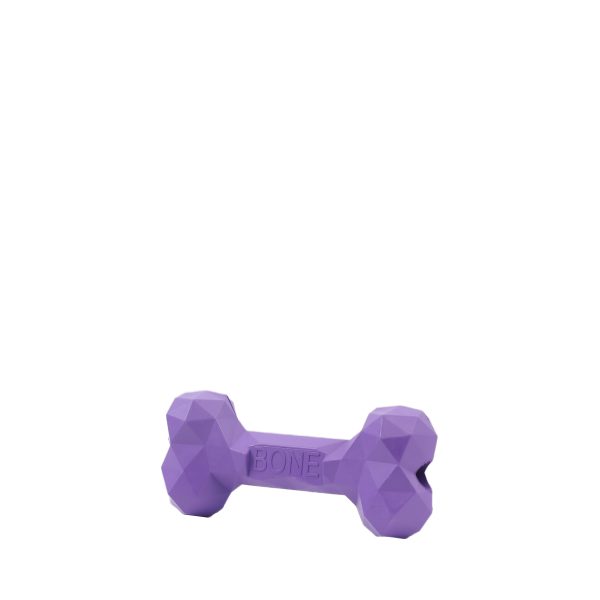 Small Zilla Rubber Bone, Purple