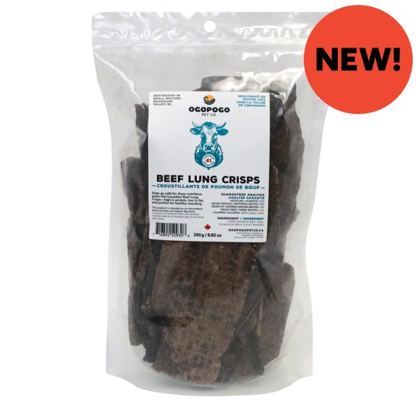 Ogopogo Pet Co.: Beef Lung Crisps 250g