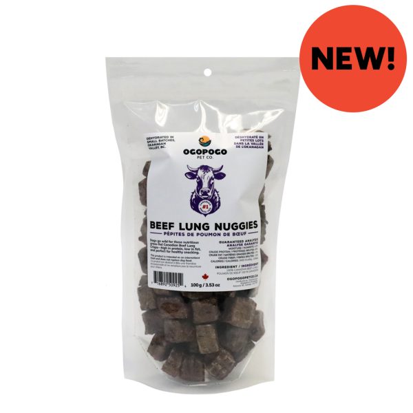 Ogopogo Pet Co.: Beef Lung Nuggies 100g