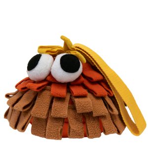 Snuffle Monster, Brown & Orange