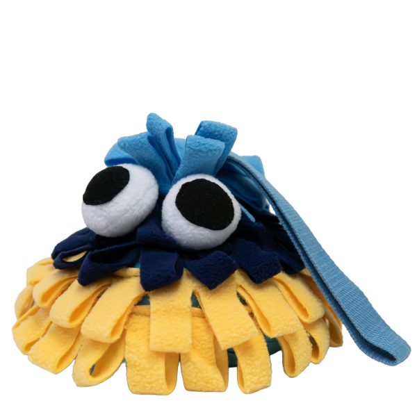 Snuffle Monster, Navy Blue & Yellow