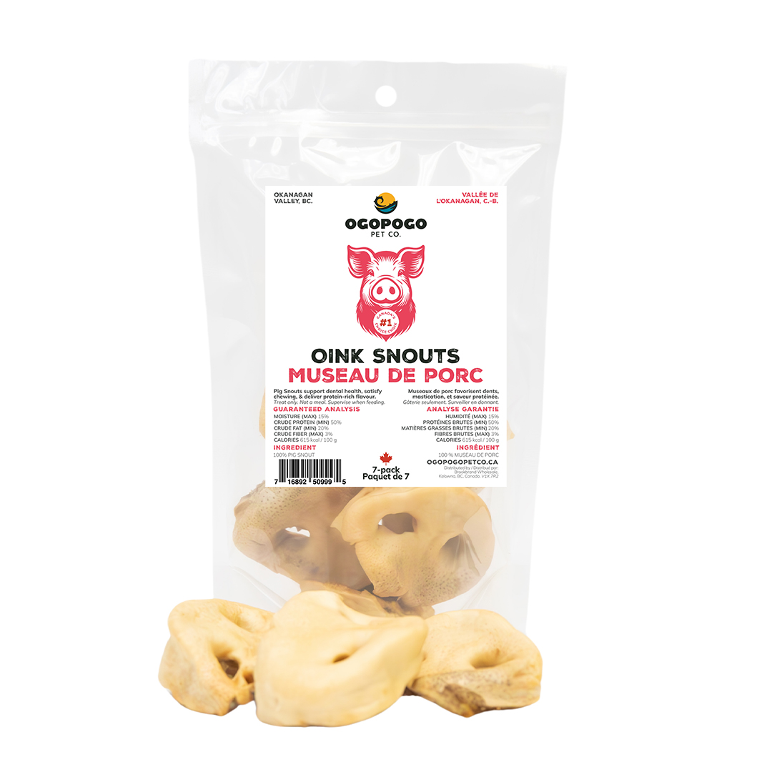Ogopogo Pet Co.: Oink Snouts 7 Pack