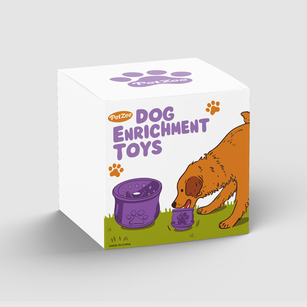 Interactive Enrichment Toy, Large (Purple) - Image 4