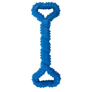 Power Pull Rubber Bone, Blue